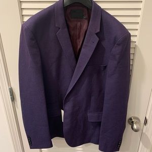 ASOS Berry Twill Suit Jacket